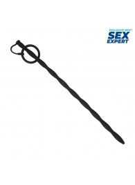 Черный стимулятор уретры Sex Expert - Sex Expert - купить с доставкой в Севастополе
