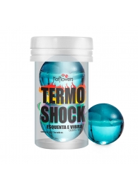 Интимный гель Termo Shock Hot Ball с разогревающе-покалывающим эффектом (2 шарика по 3 гр.) - HotFlowers - купить с доставкой в Севастополе