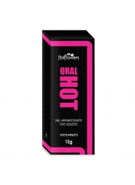 Гель для оральных ласк Oral Hot с согревающим эффектом - 15 гр. - HotFlowers - купить с доставкой в Севастополе