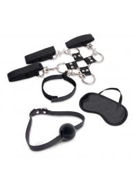 Набор для фиксации из 7 предметов Hogtie   Ball Gag Kit - Lux Fetish - купить с доставкой в Севастополе