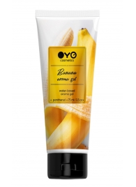 Лубрикант на водной основе OYO Aroma Gel Banana с ароматом банана - 75 мл. - OYO - купить с доставкой в Севастополе