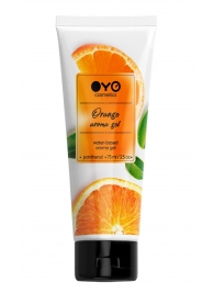 Лубрикант на водной основе OYO Aroma Gel Orange с ароматом апельсина - 75 мл. - OYO - купить с доставкой в Севастополе