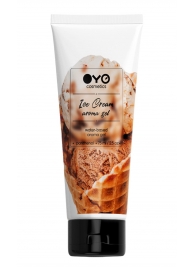 Лубрикант на водной основе OYO Aroma Gel Ice Cream с ароматом пломбира - 75 мл. - OYO - купить с доставкой в Севастополе