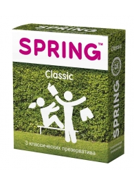 Классические презервативы SPRING CLASSIC - 3 шт. - SPRING - купить с доставкой в Севастополе