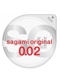 Ультратонкий презерватив Sagami Original - 1 шт. - Sagami - купить с доставкой в Севастополе