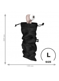 Черный мешочек для хранения игрушек Treasure Bag L - Satisfyer - купить с доставкой в Севастополе