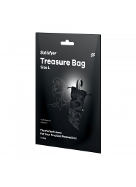 Черный мешочек для хранения игрушек Treasure Bag L - Satisfyer - купить с доставкой в Севастополе