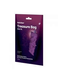 Фиолетовый мешочек для хранения игрушек Treasure Bag XL - Satisfyer - купить с доставкой в Севастополе