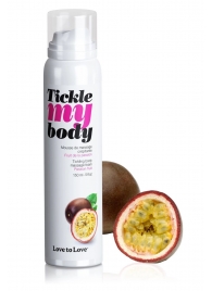 Массажная хрустящая пенка Tickle my body с ароматом маракуйи - 150 мл. - Love to Love - купить с доставкой в Севастополе