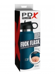 Мастурбатор-вагина в синей колбе F*ck Flask - Pipedream - в Севастополе купить с доставкой