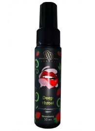 Спрей для горла Deep Throat с десенсибилизирующим эффектом и вкусом клубники - 50 мл. - БиоМед - купить с доставкой в Севастополе