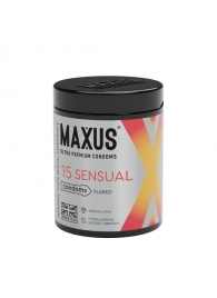 Анатомические презервативы MAXUS Sensual - 15 шт. - Maxus - купить с доставкой в Севастополе