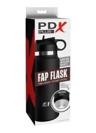 Черный мастурбатор в виде бутылки Fap Flask - Pipedream - в Севастополе купить с доставкой