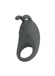 Серое эрекционное кольцо с вибрацией Master Ring - Baile - в Севастополе купить с доставкой