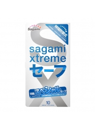 Презервативы Sagami Xtreme Ultrasafe с двойным количеством смазки - 10 шт. - Sagami - купить с доставкой в Севастополе