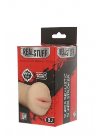 Нежный мастурбатор-ротик REALSTUFF 5INCH MASTURBATOR BJ - Dream Toys - в Севастополе купить с доставкой