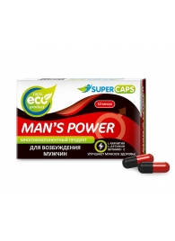 Возбуждающее средство Man’s power - 10 капсул (+1 в подарок) - SuperCaps - купить с доставкой в Севастополе