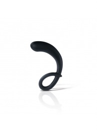 Черный массажер простаты Curving Curt - 13 см. - MyStim - купить с доставкой в Севастополе