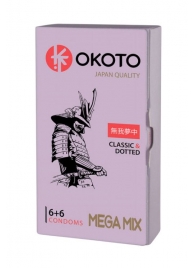 Презервативы OKOTO Mega Mix - 12 шт. - Sitabella - купить с доставкой в Севастополе