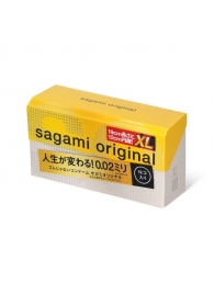 Презервативы увеличенного размера Sagami Original 0.02 XL-size - 12 шт. - Sagami - купить с доставкой в Севастополе