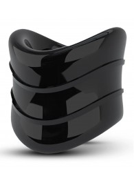 Черное эрекционное кольцо на мошонку Beef Ball Stretcher Snug X Long - Blush Novelties - в Севастополе купить с доставкой