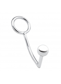 Кольцо на пенис с анальным стимулятором Stainless Steel Anal Hook   Cock Ring - BlueLine - в Севастополе купить с доставкой