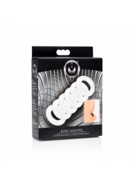 Комплект из 6 прозрачных эрекционных колец Ring Master Custom Ball Stretcher Kit - XR Brands - в Севастополе купить с доставкой