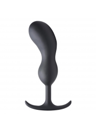 Черный массажер простаты с утяжелителями Premium Silicone Weighted Prostate Plug XL - 20,8 см. - XR Brands - в Севастополе купить с доставкой