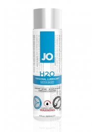 Возбуждающий лубрикант на водной основе JO Personal Lubricant H2O Warming - 120 мл. - System JO - купить с доставкой в Севастополе