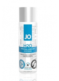 Охлаждающий лубрикант на водной основе JO Personal Lubricant H2O COOLING - 60 мл. - System JO - купить с доставкой в Севастополе