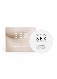 Массажная свеча для всего тела Slow Sex - 50 гр. - Bijoux Indiscrets - купить с доставкой в Севастополе