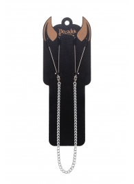 Зажимы на соски «Вилки» на цепочке - Pecado - купить с доставкой в Севастополе