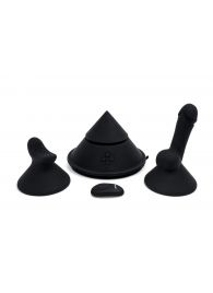 Конусный вибромассажер Cowgirl Cone с 2 насадками - CowGirl - купить с доставкой в Севастополе