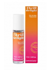 Возбуждающий гель Thrill Delight - 10 мл. - Love to Love - купить с доставкой в Севастополе
