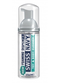 Очищающая пенка для игрушек и тела Toy   Body Cleaner Foamer - 47 мл. - Swiss navy - купить с доставкой в Севастополе