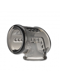 Дымчатая насадка на пенис и мошонку - Baile - в Севастополе купить с доставкой