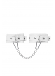 Белые мини-оковы со скруглёнными углами - Pecado - купить с доставкой в Севастополе