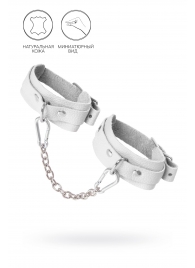 Белые мини-оковы со скруглёнными углами - Pecado - купить с доставкой в Севастополе