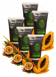 Набор из 5 съедобных лубрикантов JUJU со вкусом тропических фруктов - JuJu - купить с доставкой в Севастополе