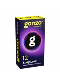 Презервативы с анестетиком для продления удовольствия Ganzo Long Love - 12 шт. - Ganzo - купить с доставкой в Севастополе