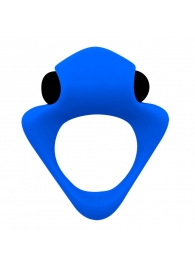 Синее эрекционное кольцо Wooomy Tribeс с вибрацией - Adrien Lastic - в Севастополе купить с доставкой