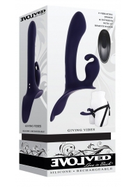 Женский страпон с вибрацией Giving Vibes - Evolved - купить с доставкой в Севастополе