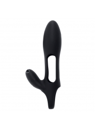 Черная насадка на пенис с вибрацией Nautilus - Zero Tolerance - в Севастополе купить с доставкой