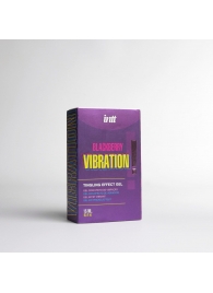 Стимулирующий гель с эффектом вибрации Blackberry Vibration - 15 мл. - INTT - купить с доставкой в Севастополе