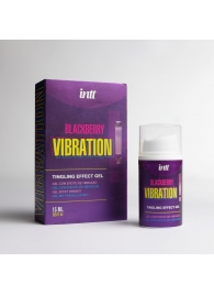 Стимулирующий гель с эффектом вибрации Blackberry Vibration - 15 мл. - INTT - купить с доставкой в Севастополе