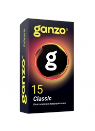 Классические презервативы с обильной смазкой Ganzo Classic - 15 шт. - Ganzo - купить с доставкой в Севастополе