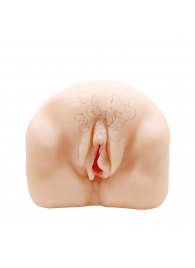 Телесный мастурбатор-вагина с оволосением и вибрацией - Baile - в Севастополе купить с доставкой