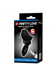 Черное эрекционное кольцо с вибрацией Adrien - Baile - в Севастополе купить с доставкой