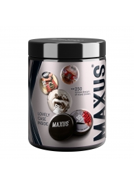 Черные утолщенные презервативы MAXUS Extra Strong с железным кейсом - 15 шт. - Maxus - купить с доставкой в Севастополе