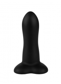 Черный нереалистичный дилдо Emotional Plus на присоске - 13 см. - Lola Games